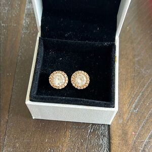 Elegant Gold Stud Earrings